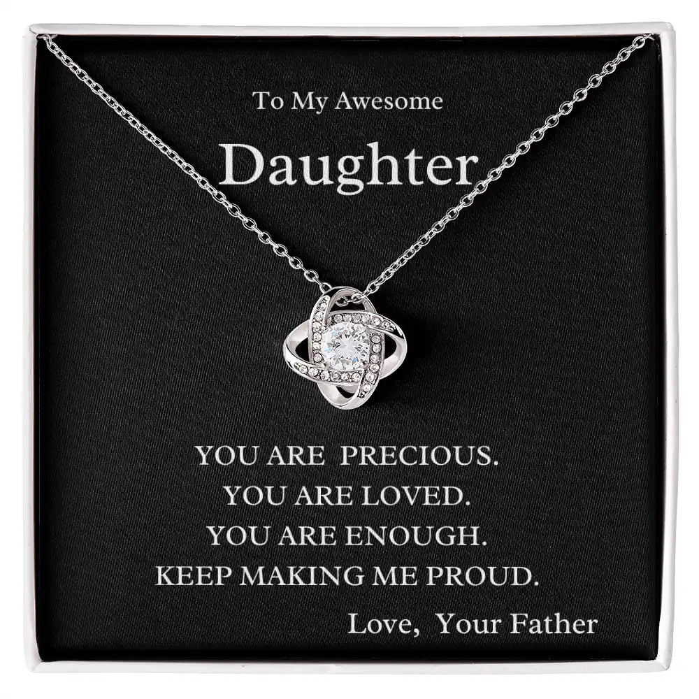 Making Me Proud Daughter Necklace Gift for Jewelry | Gifting2Go