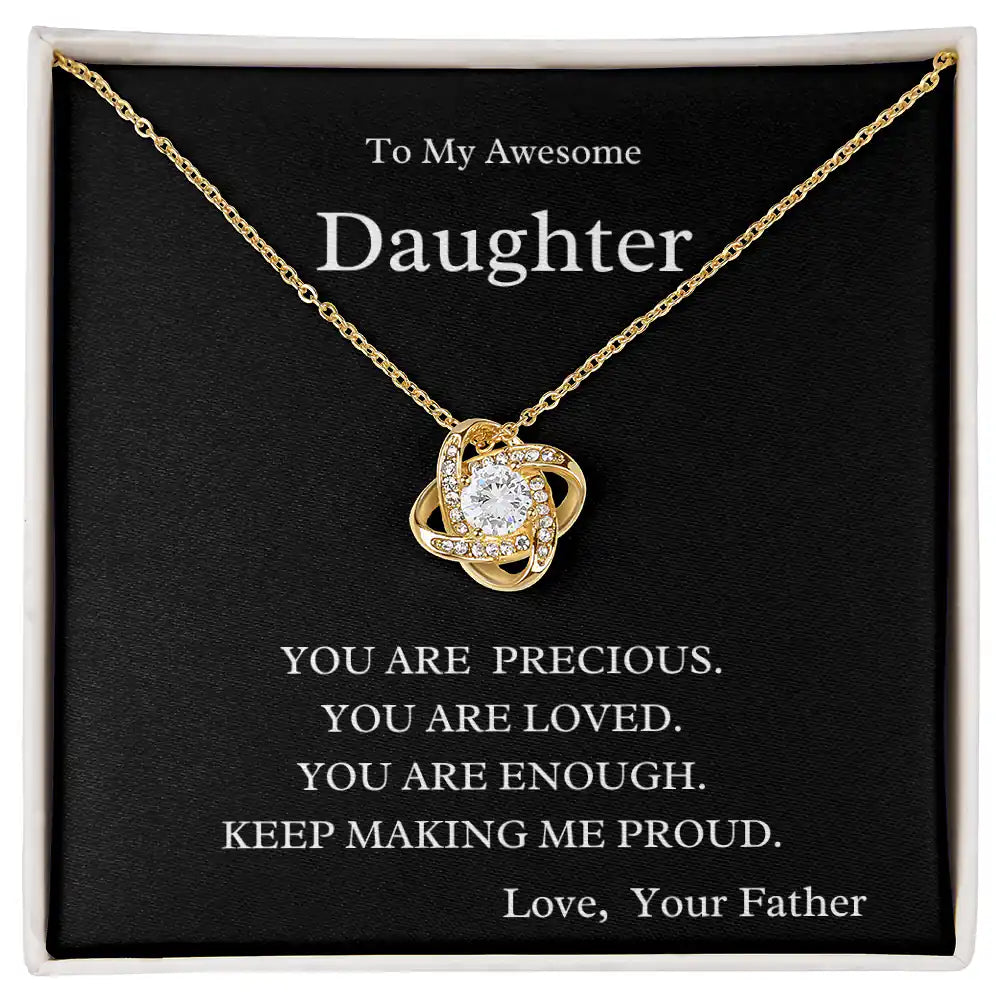 Making Me Proud Daughter Necklace Gift for Jewelry | Gifting2Go