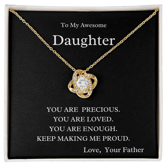 Making Me Proud Daughter Necklace Gift for Jewelry | Gifting2Go