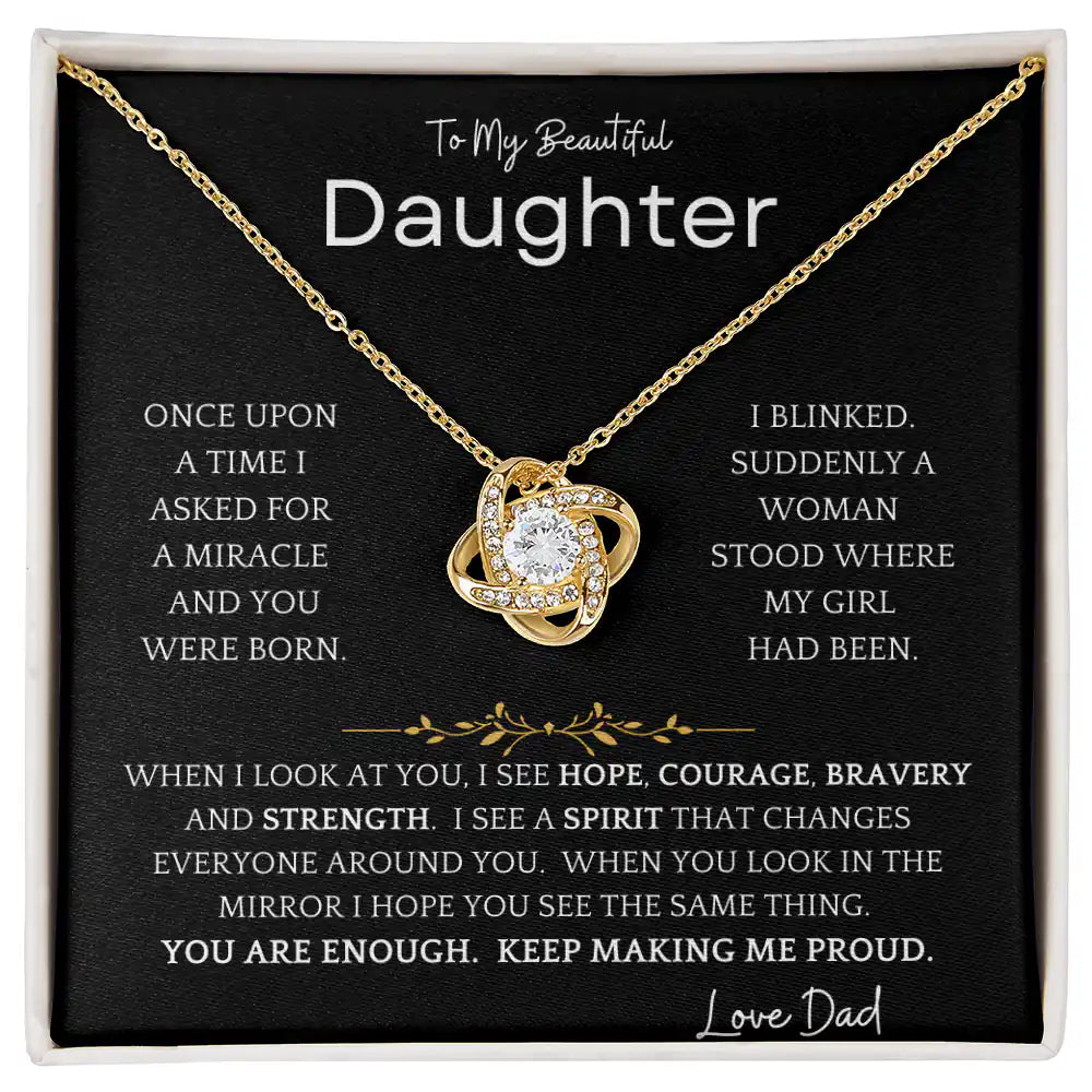 Many Good Traits Daughter Necklace Gift for Jewelry | Gifting2Go
