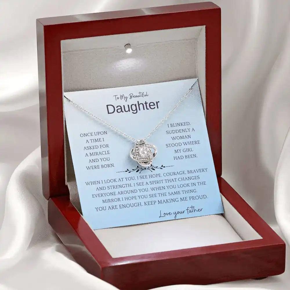 Miracle Daughter Necklace Gift for Jewelry | Gifting2Go
