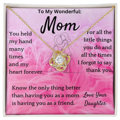 Mom As Friend Necklace Gift From Daughter Gift for Jewelry | Gifting2Go