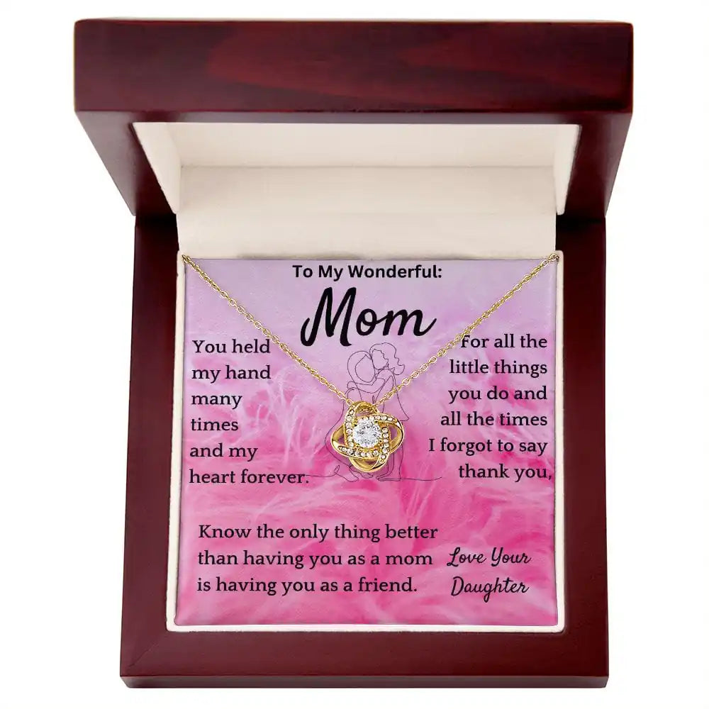 Mom As Friend Necklace Gift From Daughter Gift for Jewelry | Gifting2Go