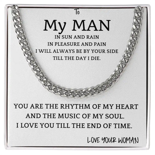 Music of My Heart Cuban Chain Gift For Men Gift for Jewelry | Gifting2Go
