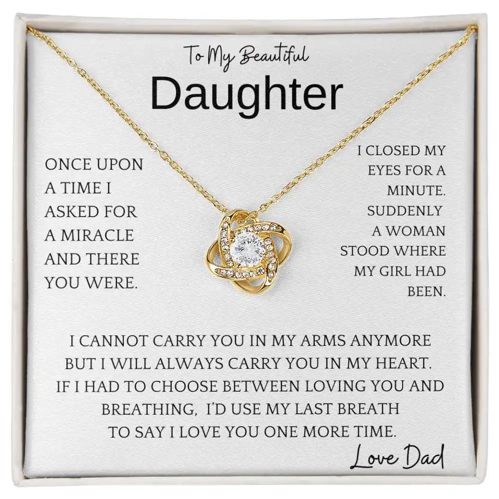 My Last Breath Daughter Necklace Gift for Jewelry | Gifting2Go