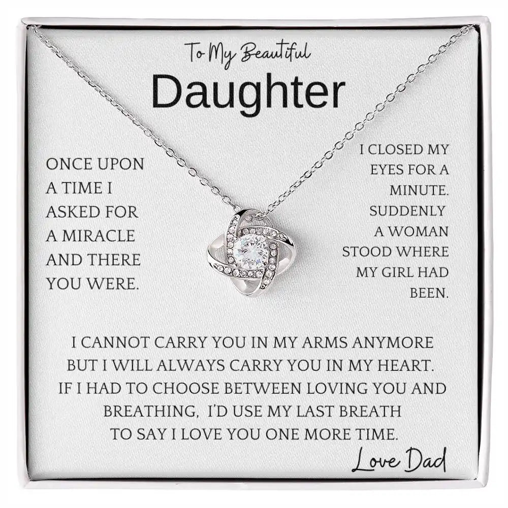My Last Breath Daughter Necklace Gift for Jewelry | Gifting2Go