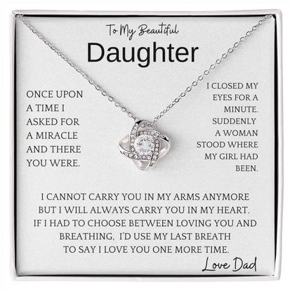 My Last Breath Daughter Necklace Gift for Jewelry | Gifting2Go