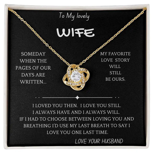 My Last Breath Wife Necklace Gift for Jewelry | Gifting2Go