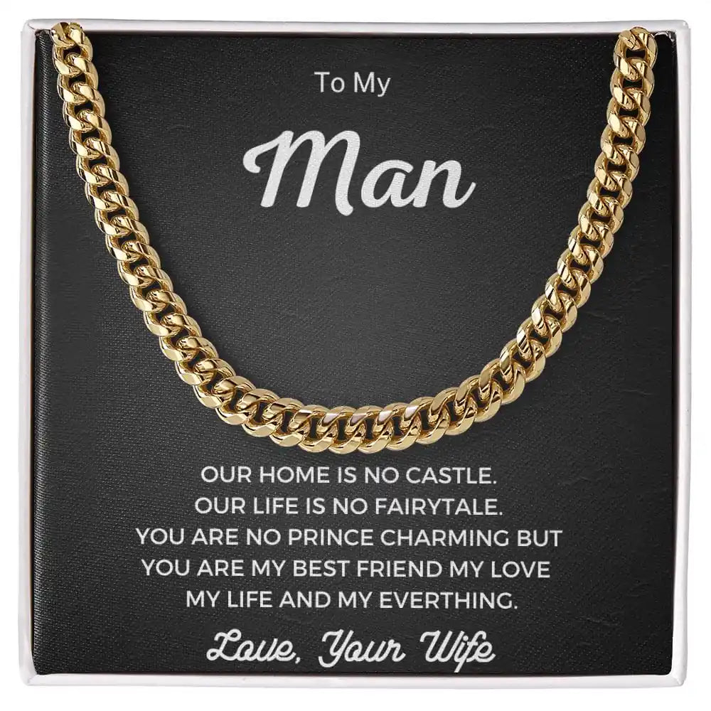 My Man Jewelry Chain Gift For Birthday Graduation Christmas Present For Men Gift for Jewelry | Gifting2Go