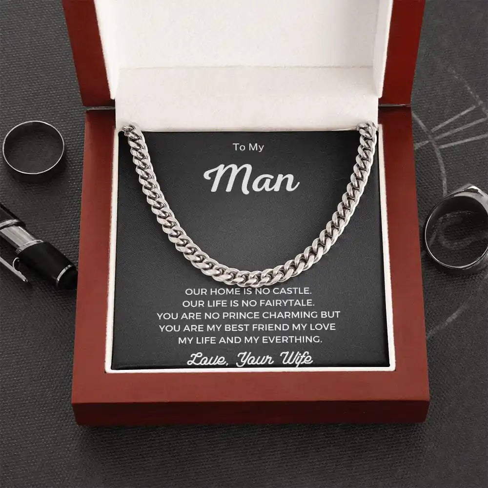 My Man Jewelry Chain Gift For Birthday Graduation Christmas Present For Men Gift for Jewelry | Gifting2Go