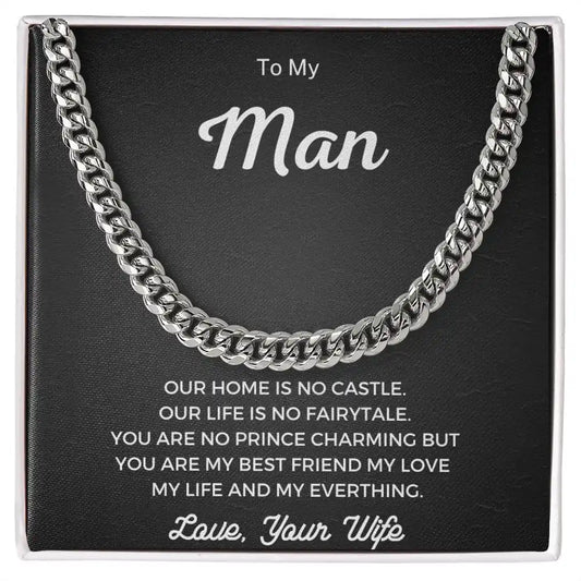 My Man Jewelry Chain Gift For Birthday Graduation Christmas Present For Men Gift for Jewelry | Gifting2Go
