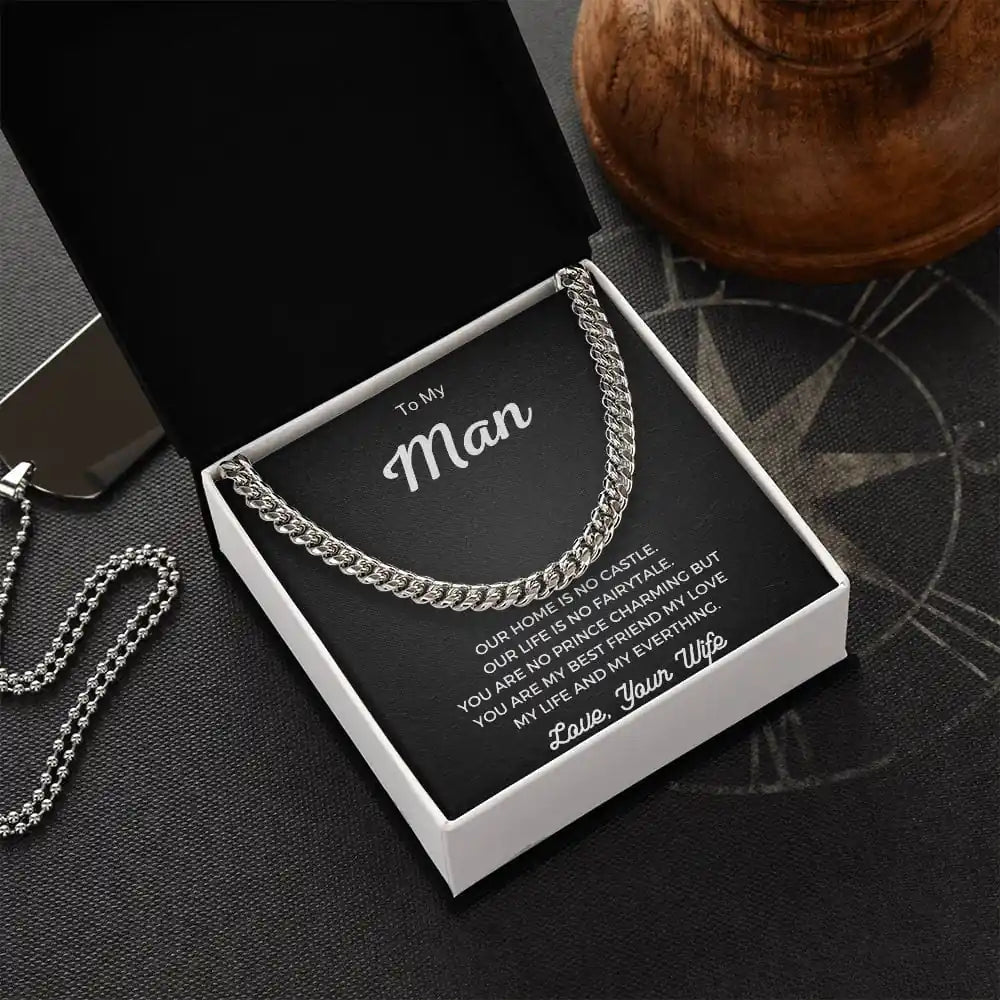 My Man Jewelry Chain Gift For Birthday Graduation Christmas Present For Men Gift for Jewelry | Gifting2Go