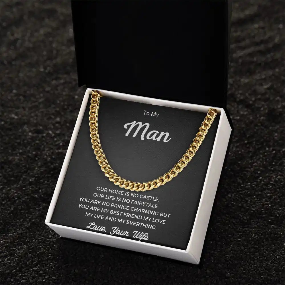 My Man Jewelry Chain Gift For Birthday Graduation Christmas Present For Men Gift for Jewelry | Gifting2Go