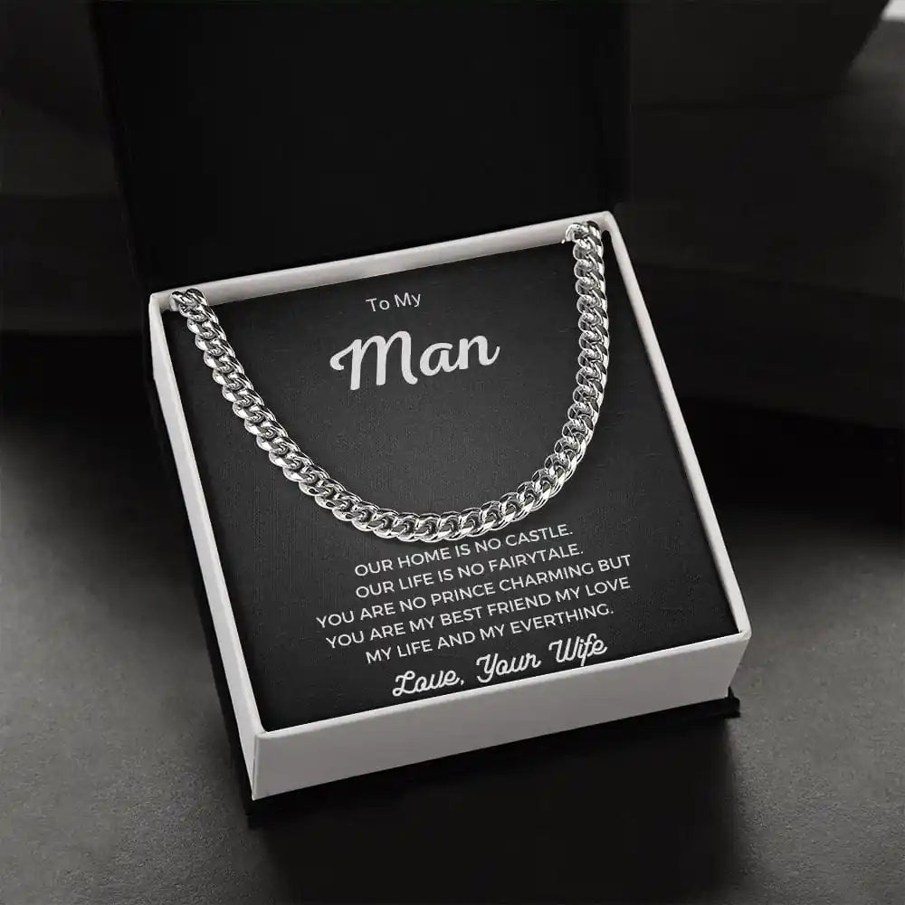 My Man Jewelry Chain Gift For Birthday Graduation Christmas Present For Men Gift for Jewelry | Gifting2Go