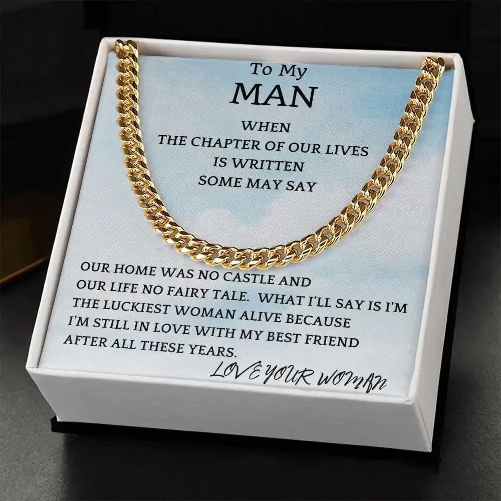 No Castle Cuban Chain Gift For Men Gift for Jewelry | Gifting2Go