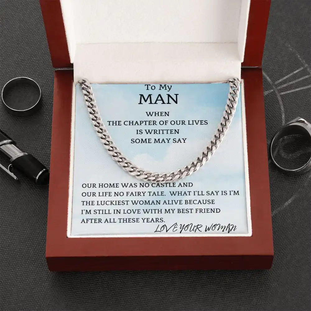 No Castle Cuban Chain Gift For Men Gift for Jewelry | Gifting2Go