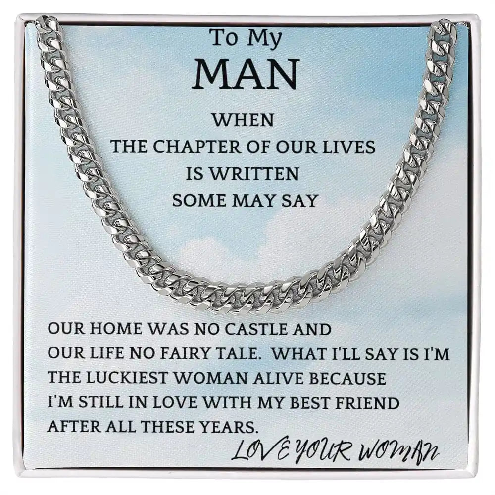 No Castle Cuban Chain Gift For Men Gift for Jewelry | Gifting2Go