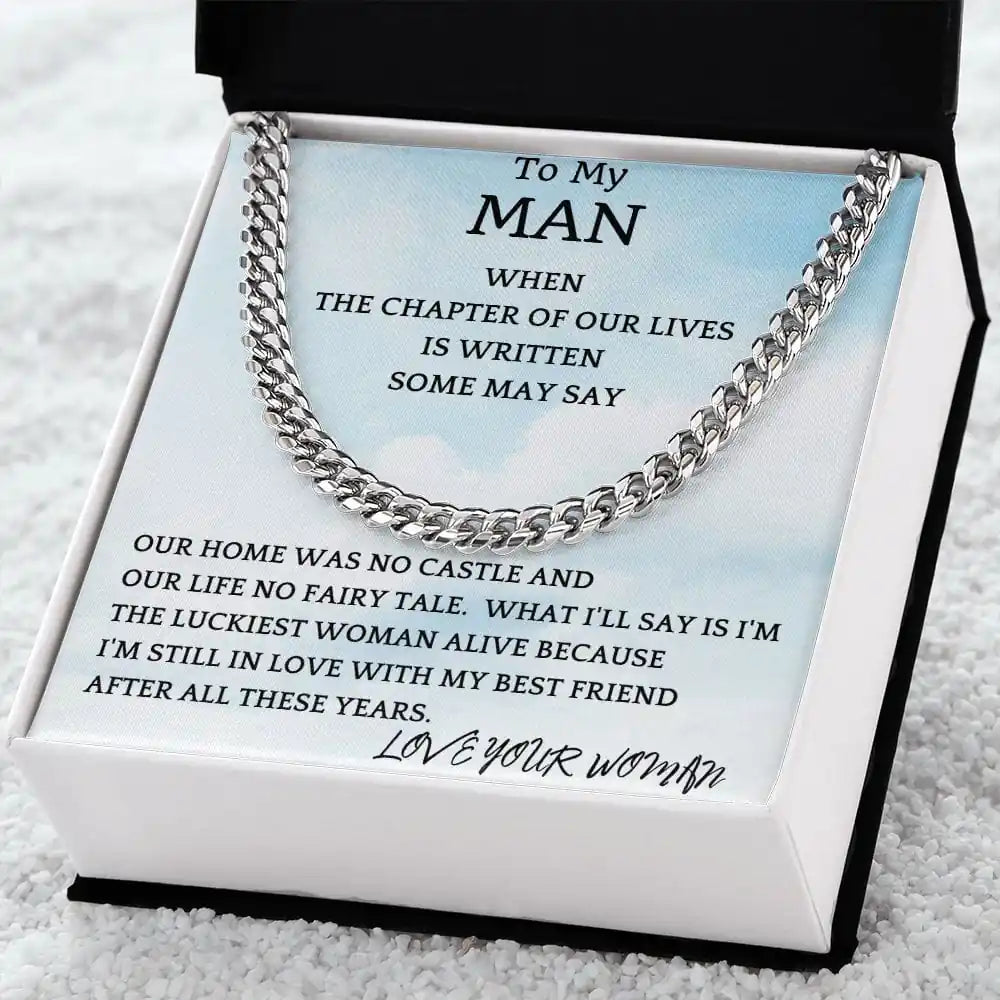 No Castle Cuban Chain Gift For Men Gift for Jewelry | Gifting2Go