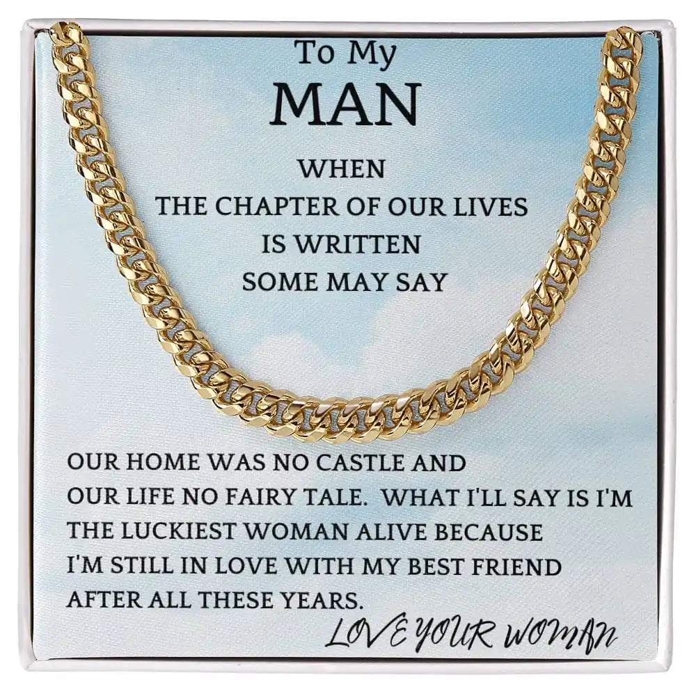 No Castle Cuban Chain Gift For Men Gift for Jewelry | Gifting2Go