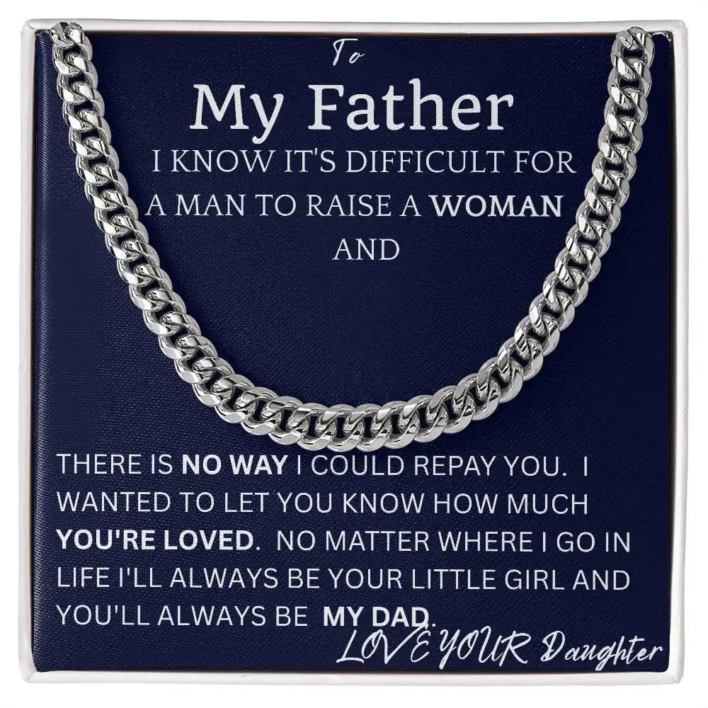 No Way Cuban Chain Gift For Dad Gift for Jewelry | Gifting2Go