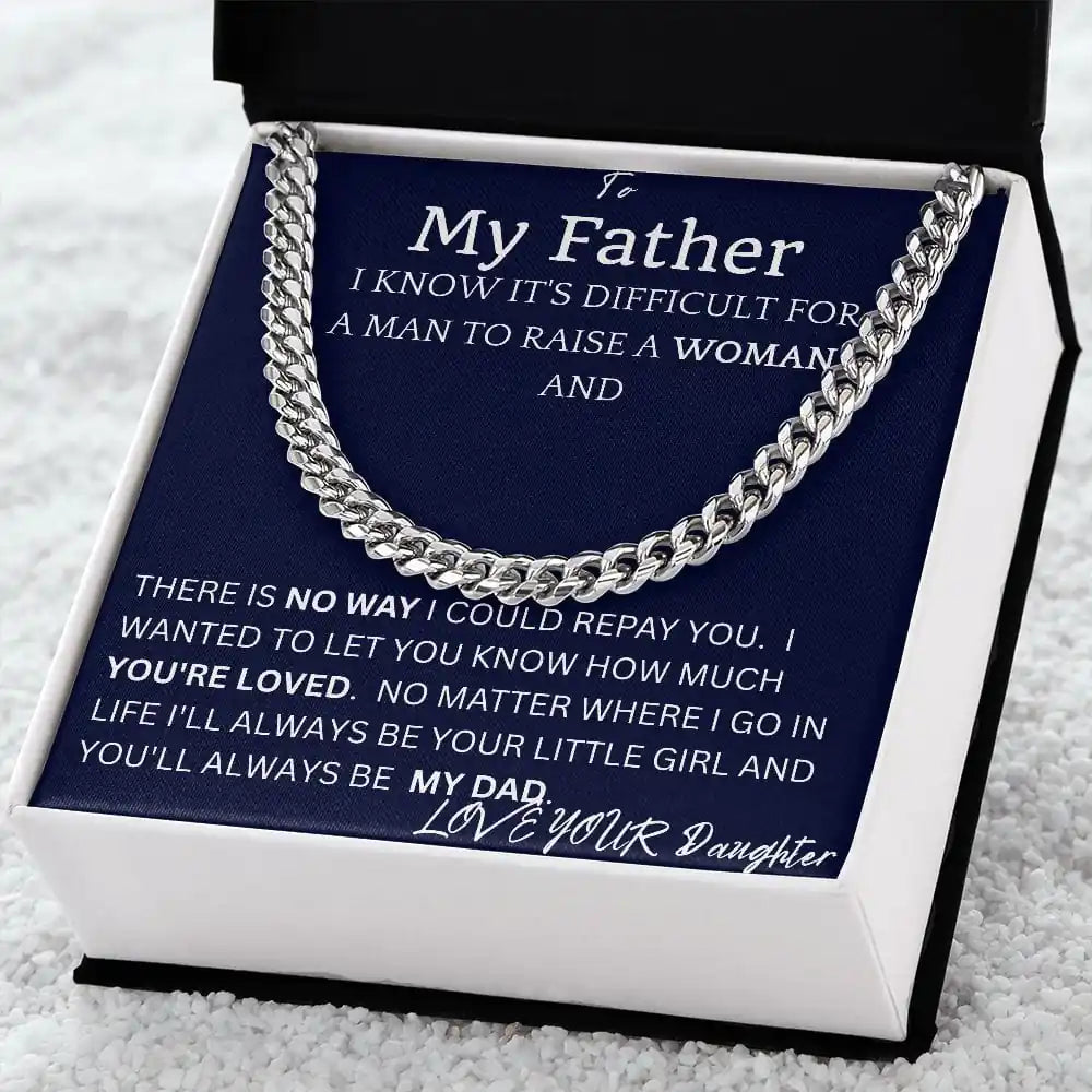 No Way Cuban Chain Gift For Dad Gift for Jewelry | Gifting2Go