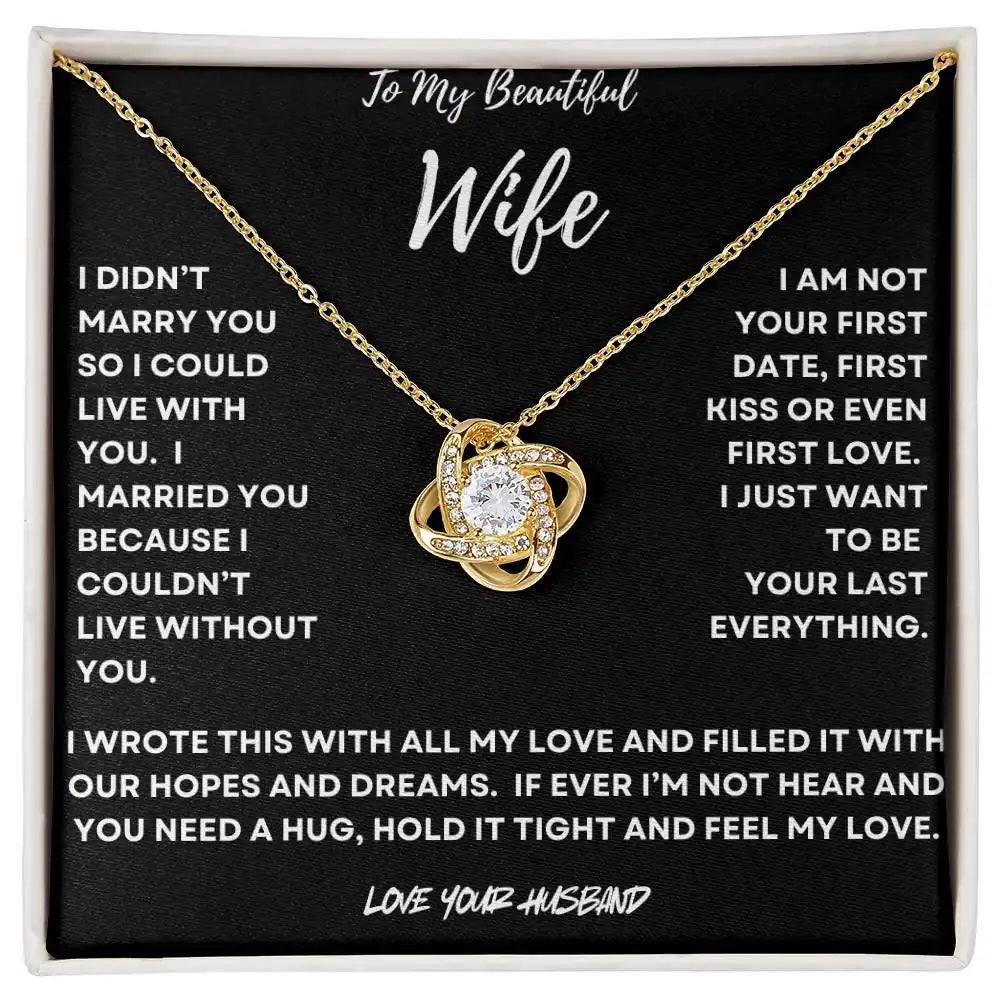 Not Without You Necklace Gift For Wife Gift for Jewelry | Gifting2Go