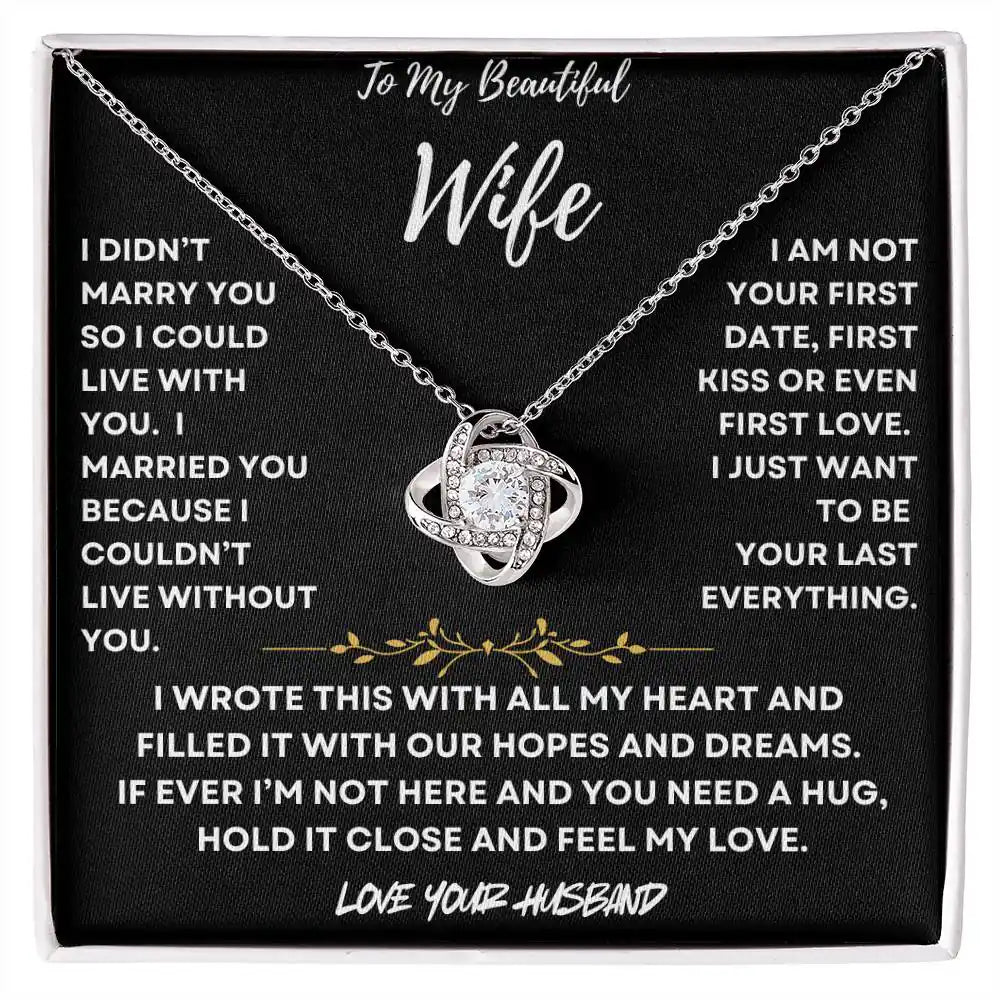 Not Without You Necklace Gift For Wife Gift for Jewelry | Gifting2Go