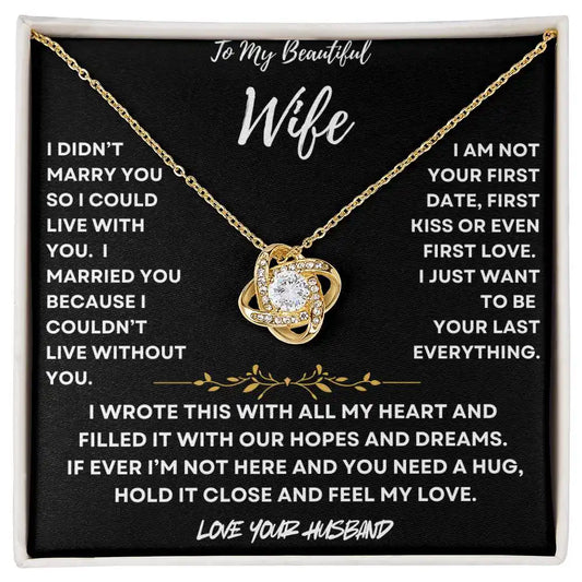 Not Without You Necklace Gift For Wife Gift for Jewelry | Gifting2Go