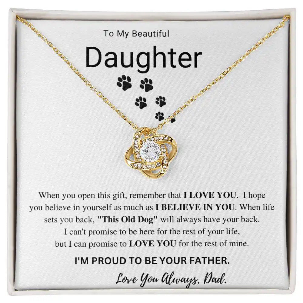 Old Dog Necklace Gift Daughter Gift for Jewelry | Gifting2Go