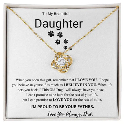 Old Dog Necklace Gift Daughter Gift for Jewelry | Gifting2Go