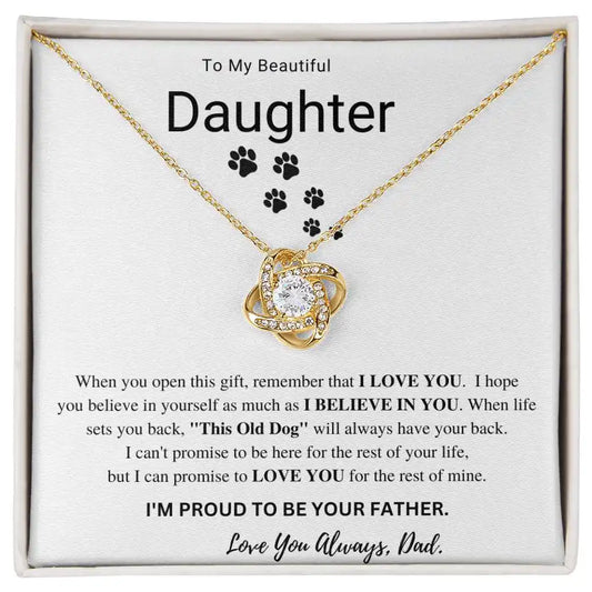 Old Dog Necklace Gift Daughter Gift for Jewelry | Gifting2Go