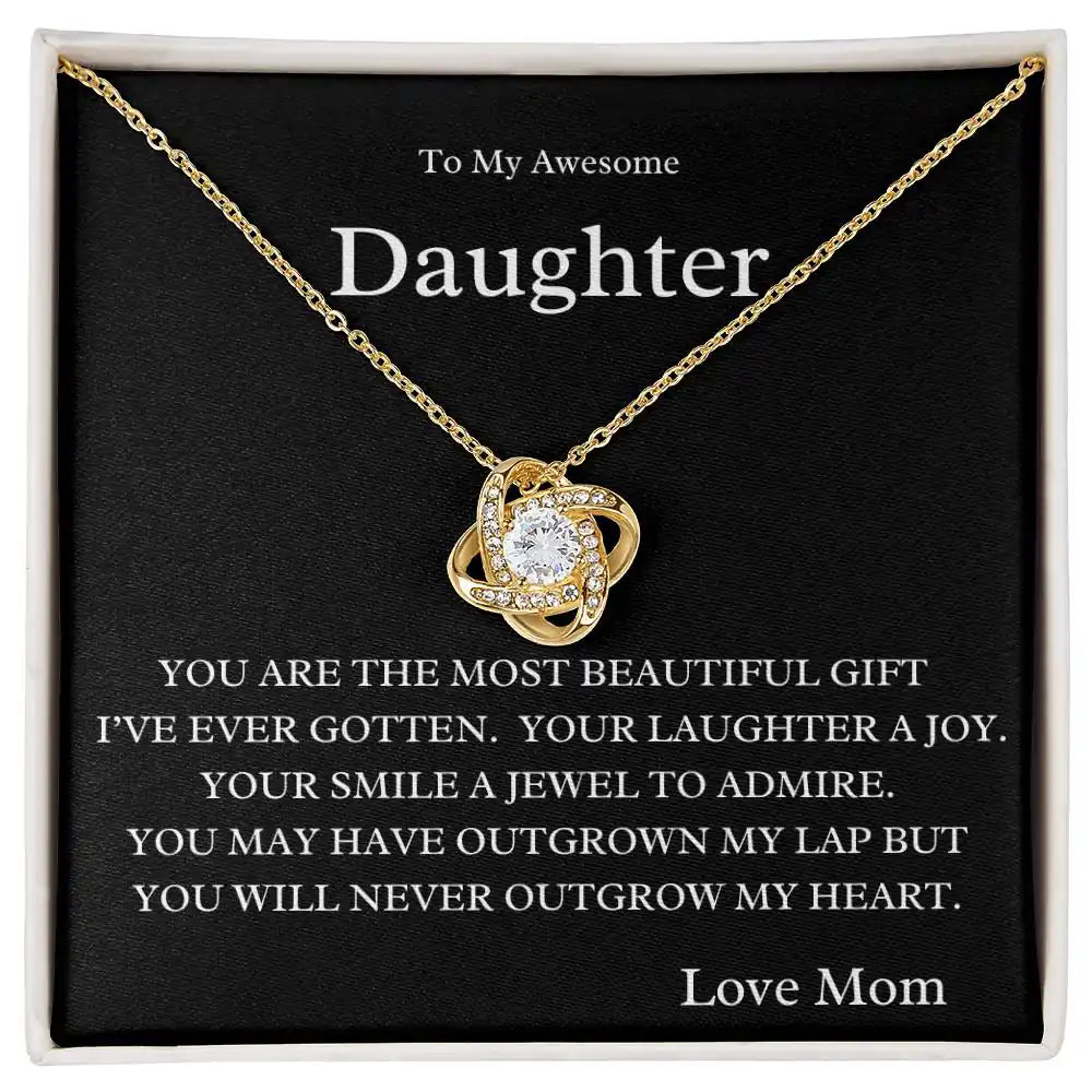 Outgrown My Lap Daughter Necklace Gift for Jewelry | Gifting2Go