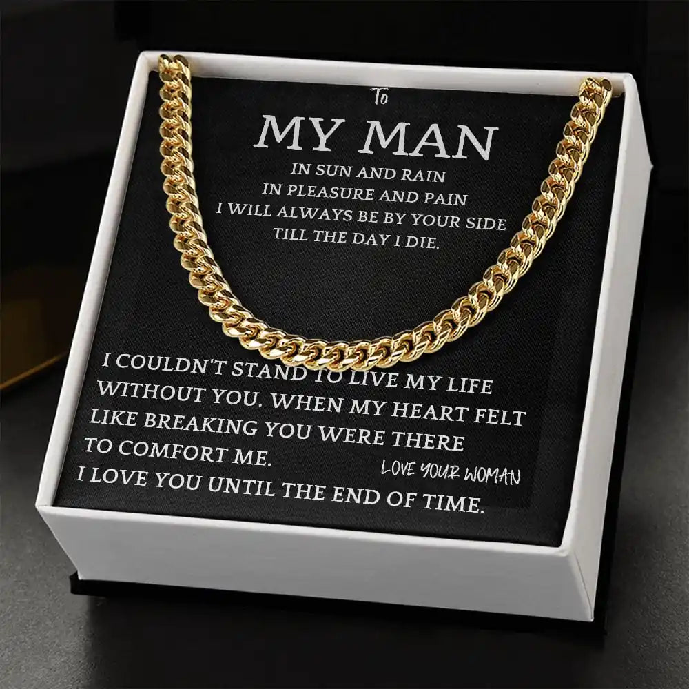 Pleasure and Pain Cuban Chain Gift For Men Gift for Jewelry | Gifting2Go