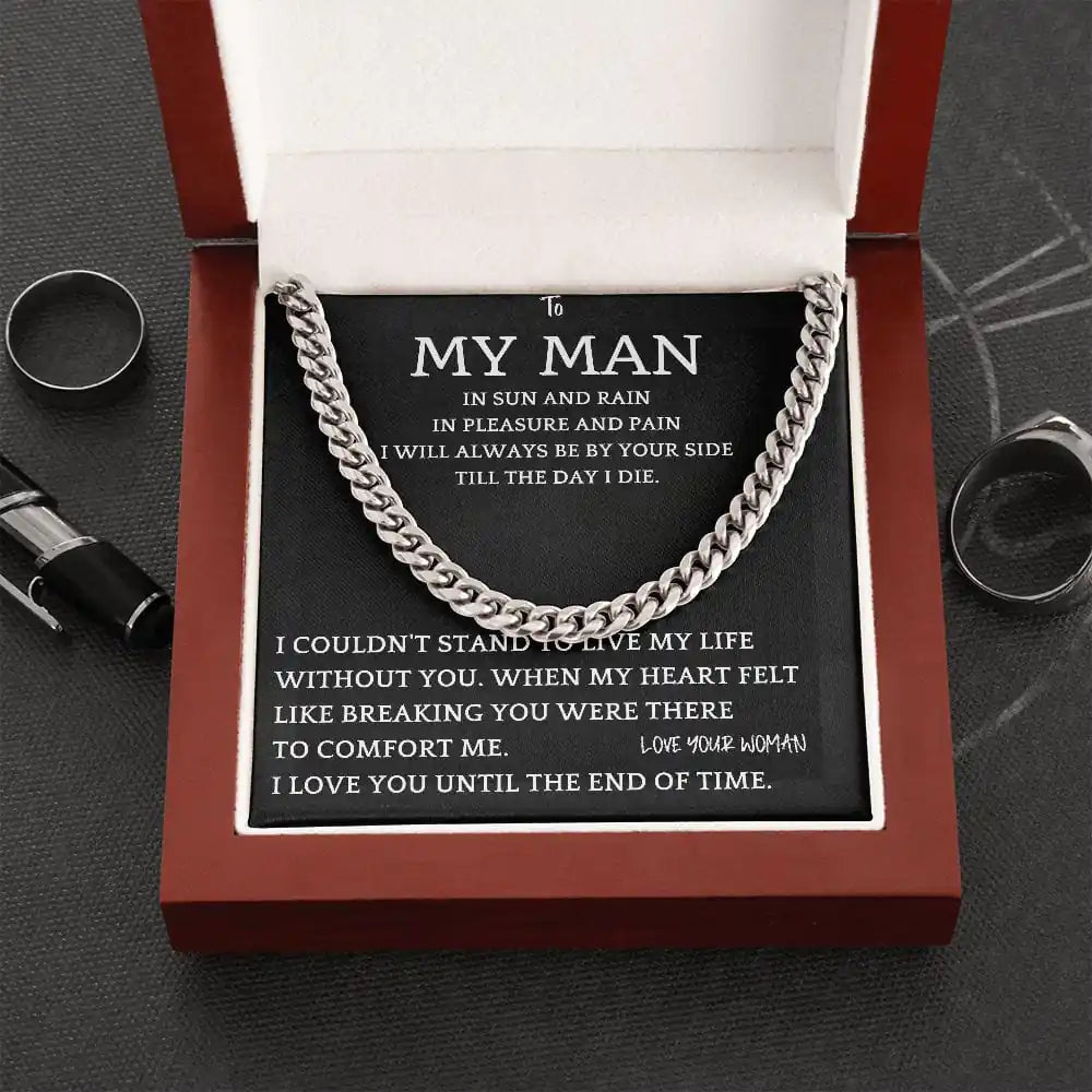 Pleasure and Pain Cuban Chain Gift For Men Gift for Jewelry | Gifting2Go