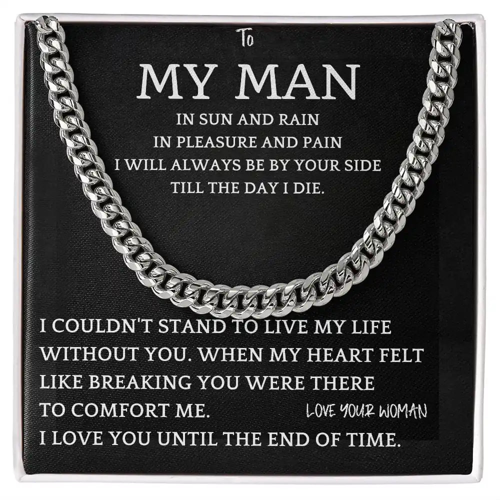 Pleasure and Pain Cuban Chain Gift For Men Gift for Jewelry | Gifting2Go