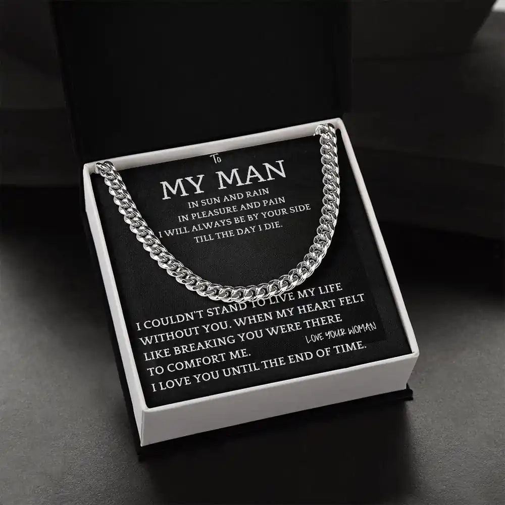 Pleasure and Pain Cuban Chain Gift For Men Gift for Jewelry | Gifting2Go