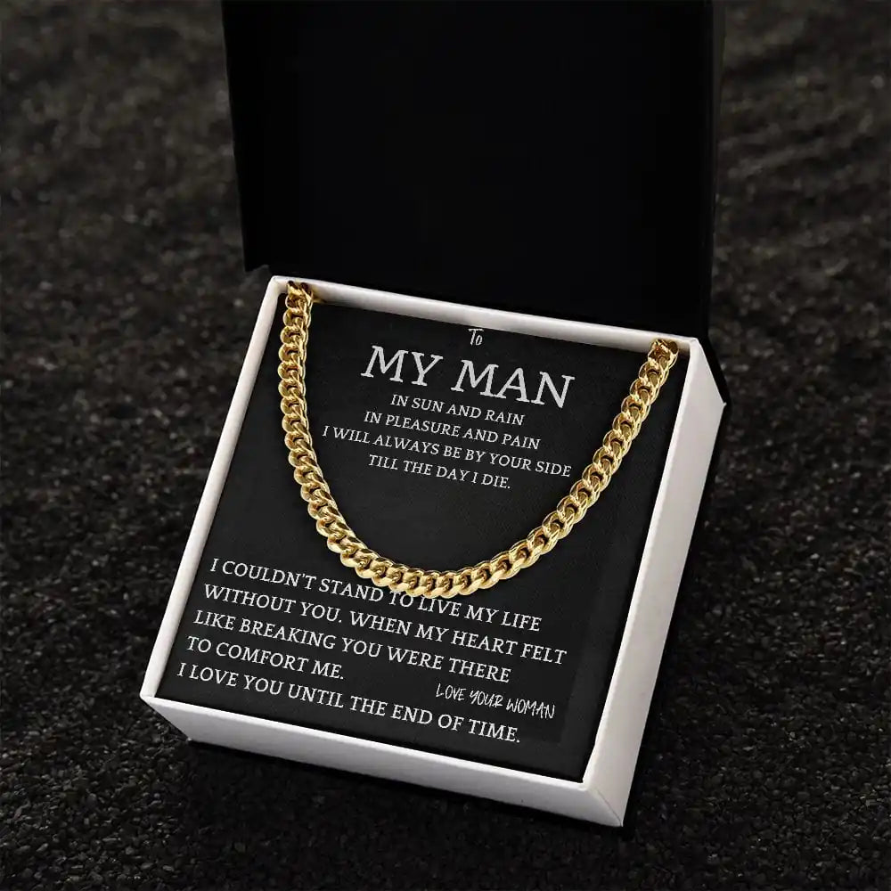 Pleasure and Pain Cuban Chain Gift For Men Gift for Jewelry | Gifting2Go