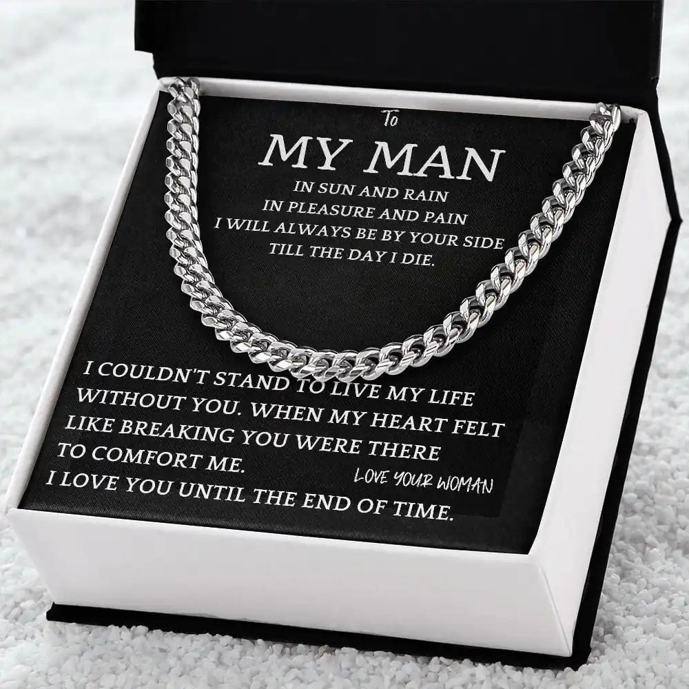 Pleasure and Pain Cuban Chain Gift For Men Gift for Jewelry | Gifting2Go