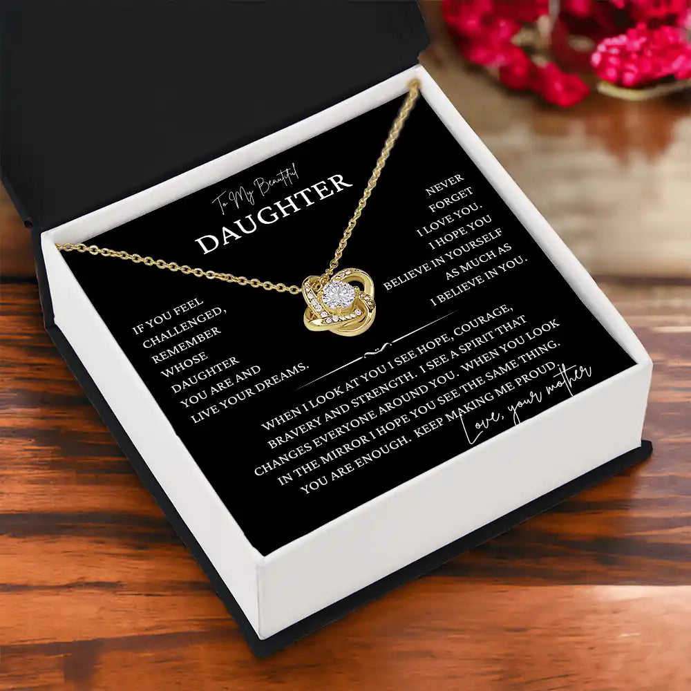 Proud of You Daughter Necklace Gift for Jewelry | Gifting2Go