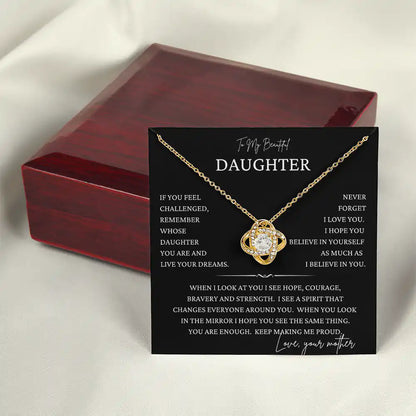 Proud of You Daughter Necklace Gift for Jewelry | Gifting2Go