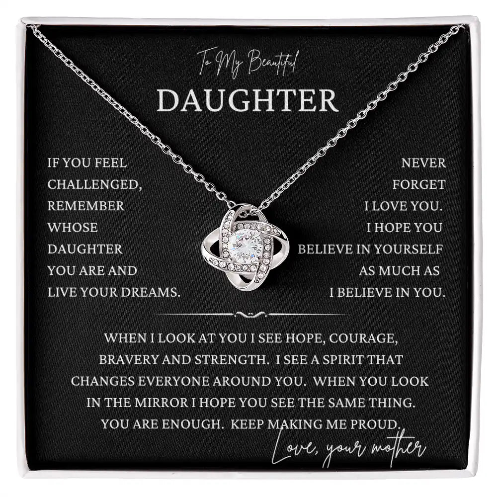 Proud of You Daughter Necklace Gift for Jewelry | Gifting2Go