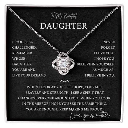 Proud of You Daughter Necklace Gift for Jewelry | Gifting2Go