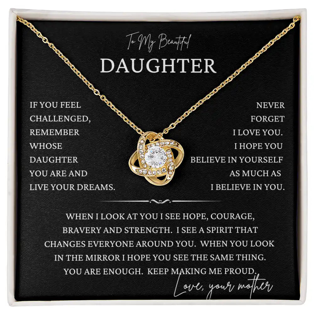 Proud of You Daughter Necklace Gift for Jewelry | Gifting2Go