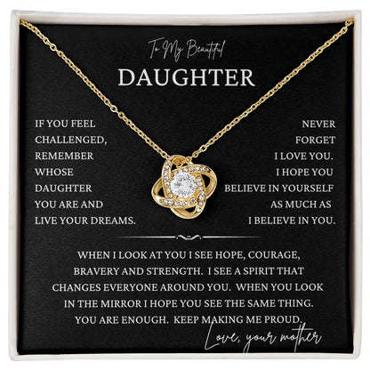 Proud of You Daughter Necklace Gift for Jewelry | Gifting2Go