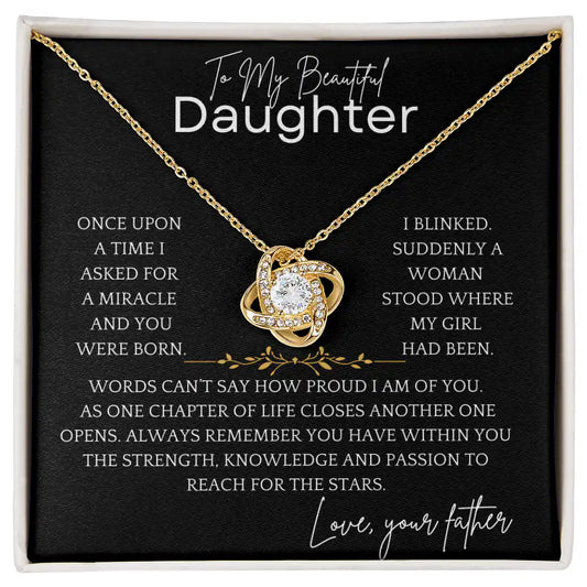 Reach For Stars Daughter Necklace Gift for Jewelry | Gifting2Go