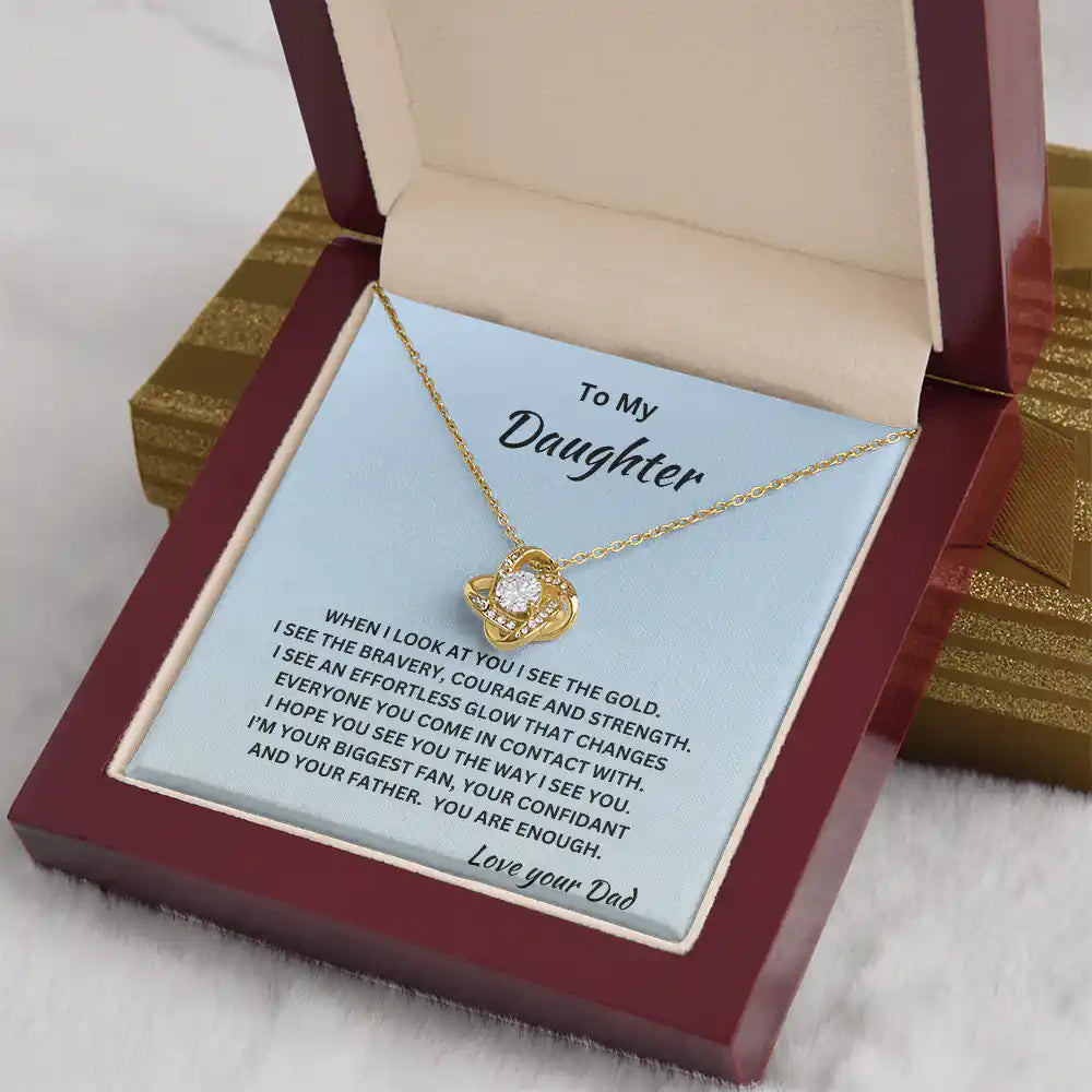 See The Glow Daughter Necklace Gift for Jewelry | Gifting2Go