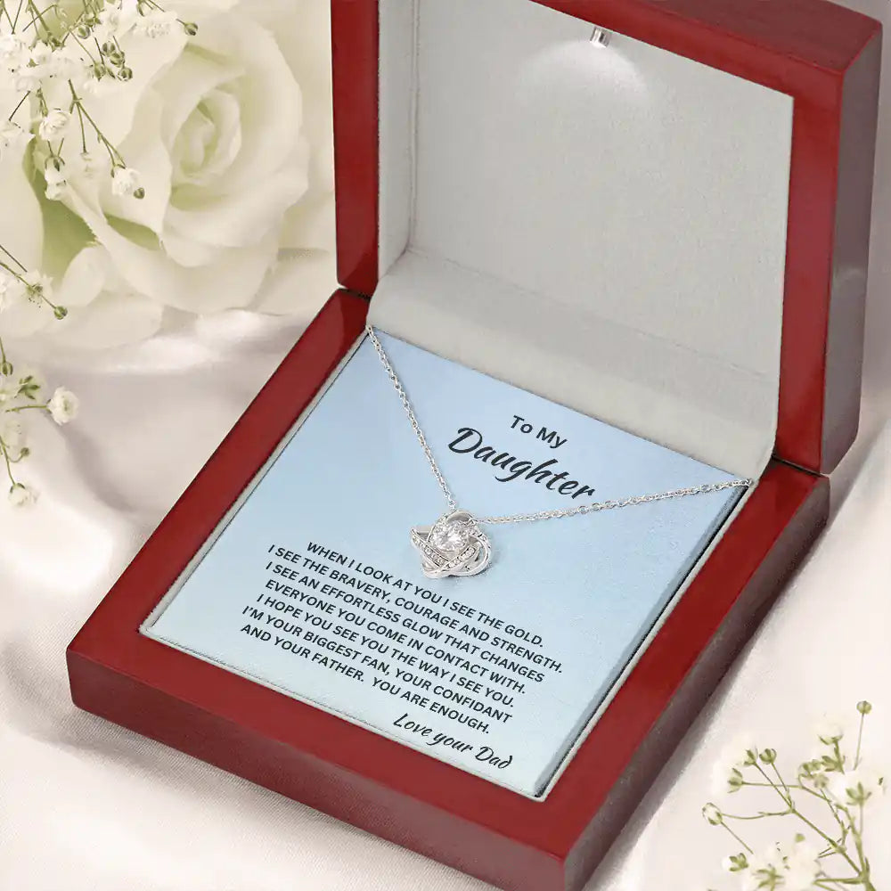 See The Glow Daughter Necklace Gift for Jewelry | Gifting2Go