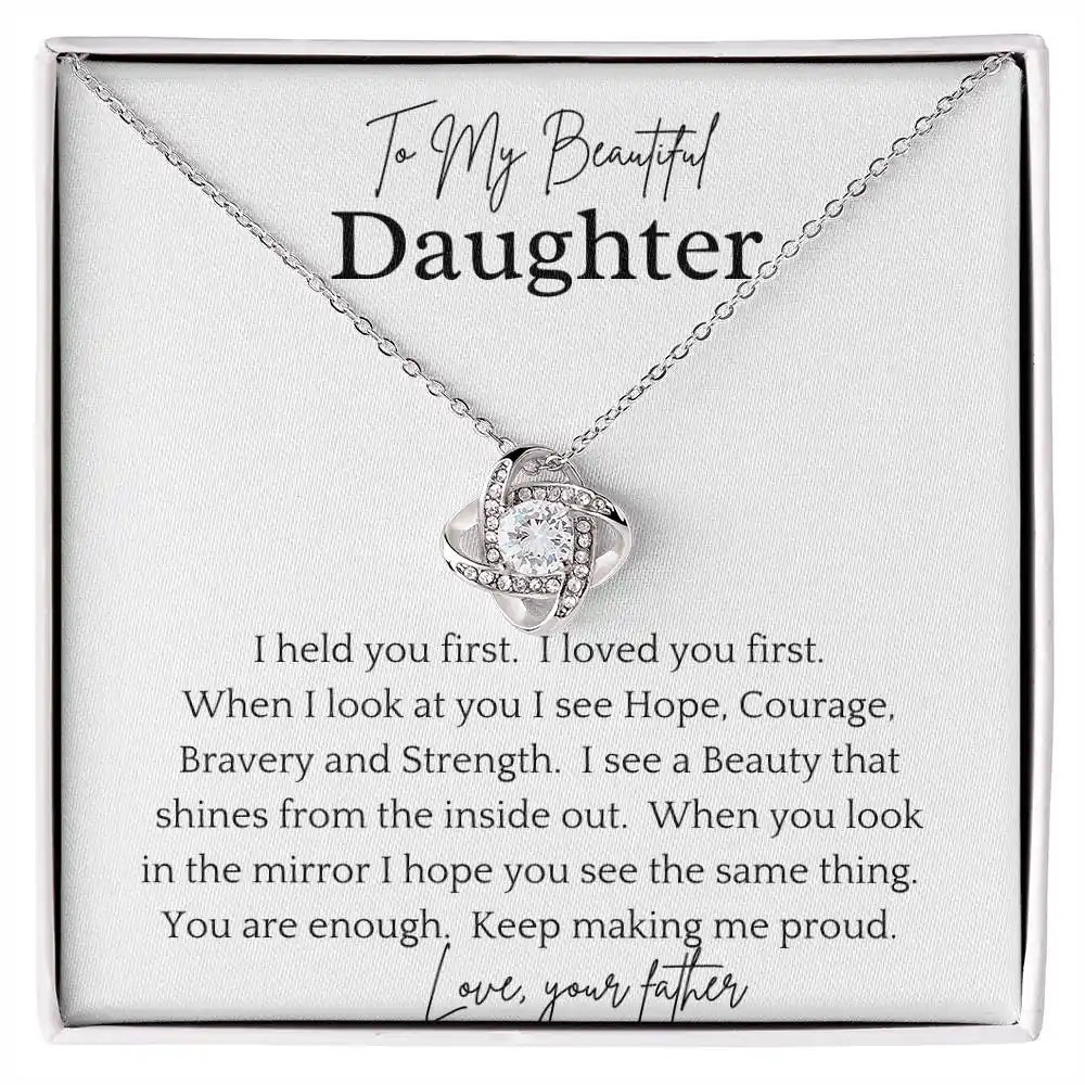 Shining Beauty Daughter Necklace Gift for Jewelry | Gifting2Go