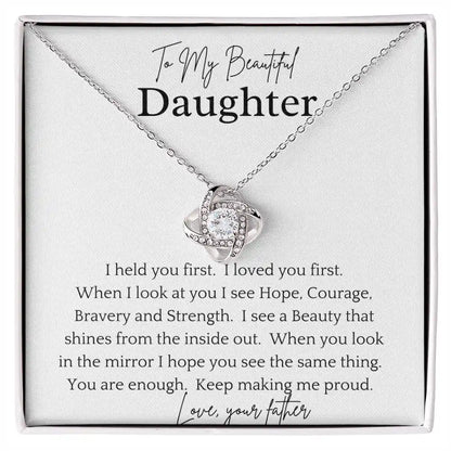 Shining Beauty Daughter Necklace Gift for Jewelry | Gifting2Go