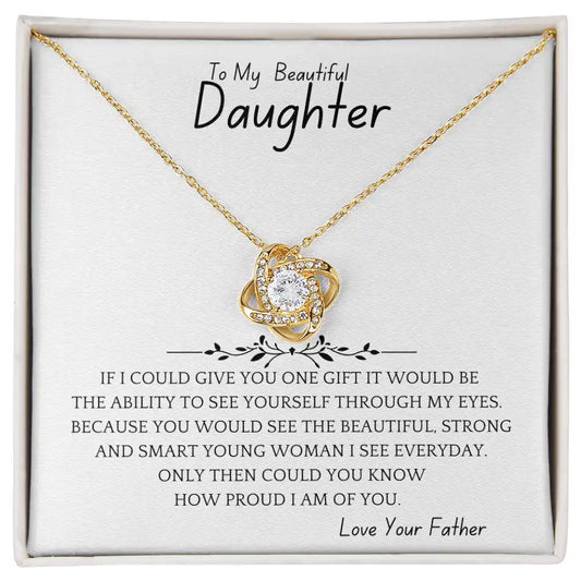 Smart, Strong Daughter Necklace Gift for Jewelry | Gifting2Go